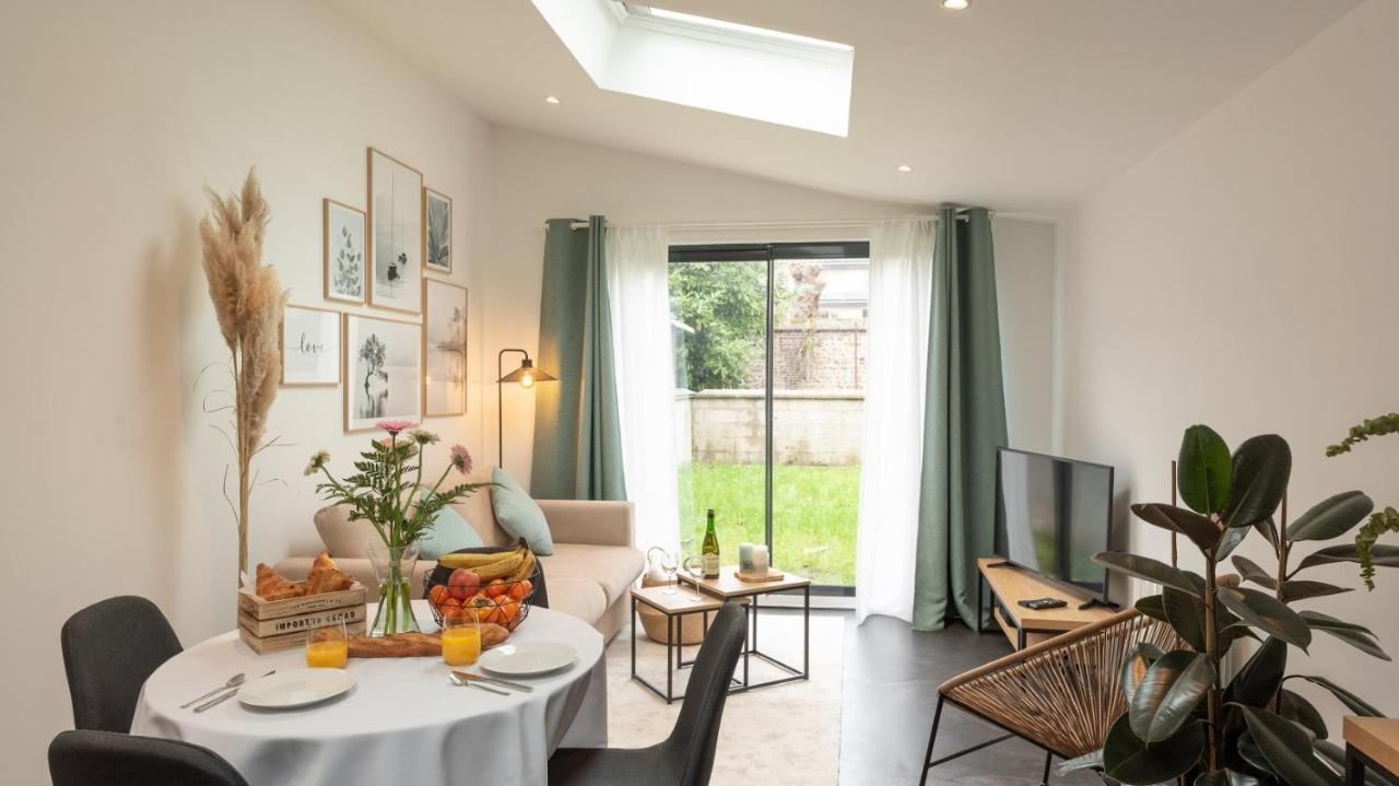 Le Nid Douillet : Superbe Appartement + Jardin Privatif รูออง ภายนอก รูปภาพ