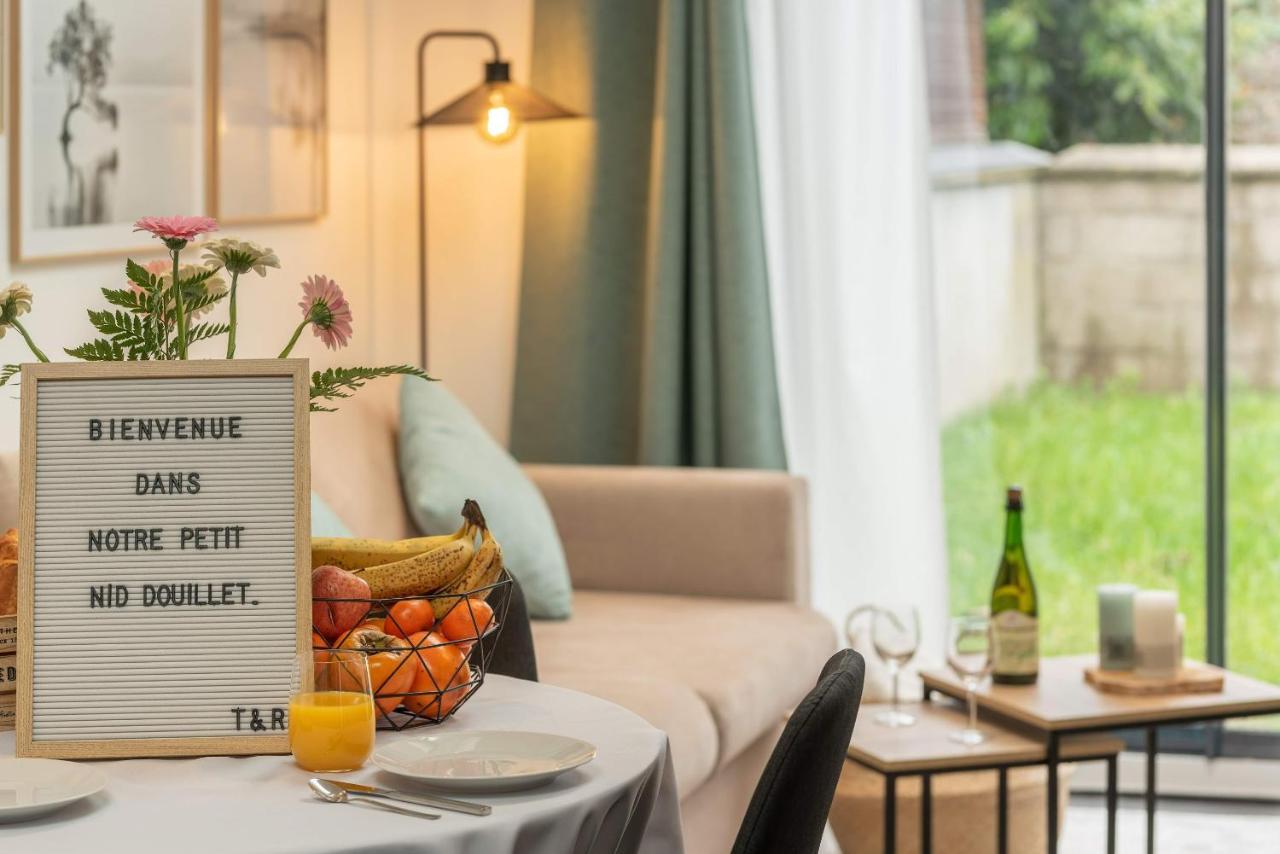Le Nid Douillet : Superbe Appartement + Jardin Privatif รูออง ภายนอก รูปภาพ